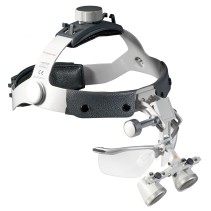 Loupes Binoculaires HEINE HR 2.5 x avec i-View sur bandeau Professional L