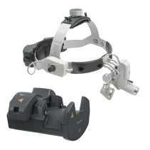 Lampe frontale HEINE ML4 LED Kit 6c avec loupes binoculaires HR 2.5x/340