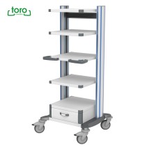 HAEBERLE toro 45 Chariot pour appareils avec 5 plateaux et tiroir