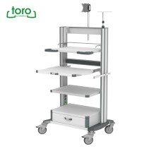 HAEBERLE toro Chariot d'endoscopie avec support de moniteur