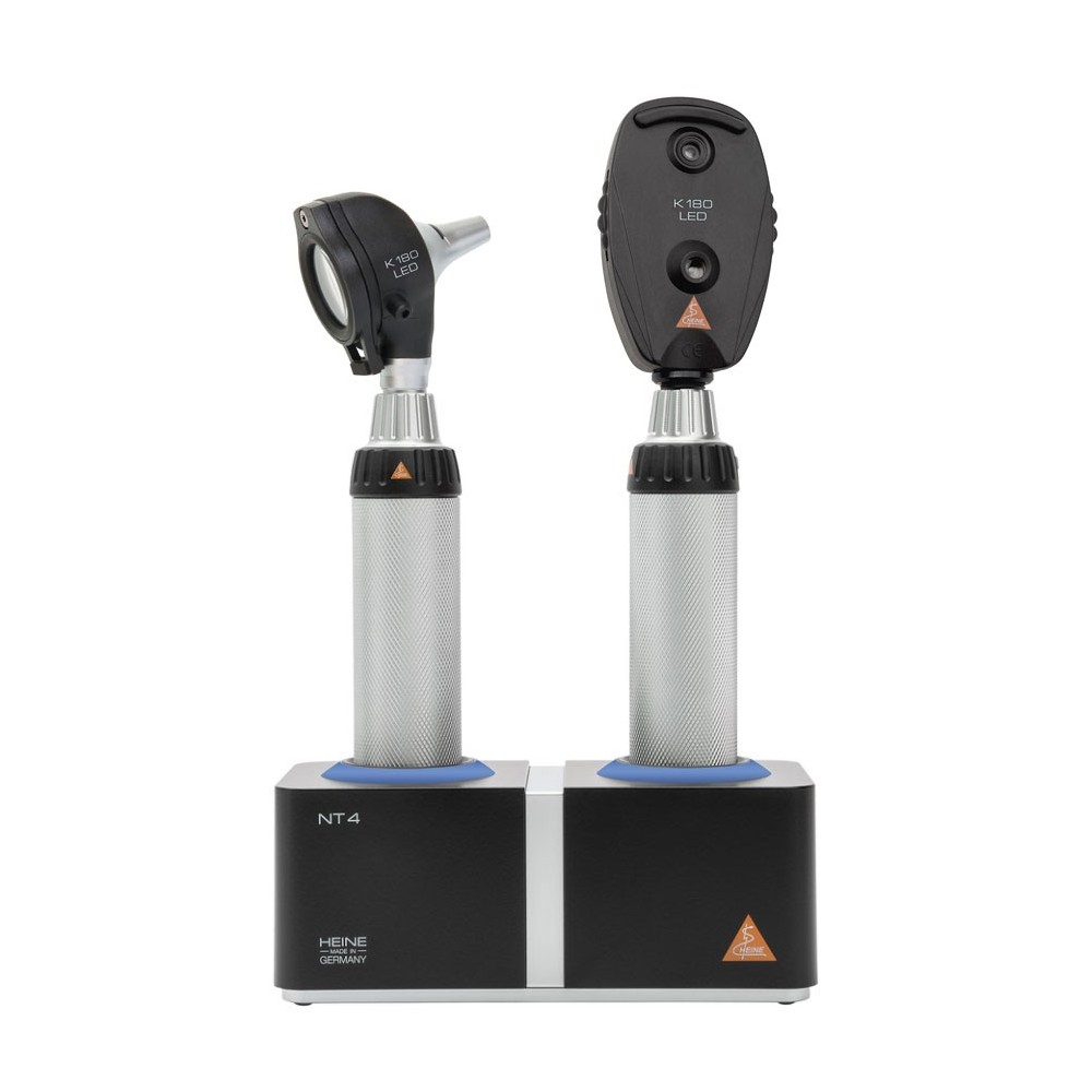 Set de diagnostic HEINE K180 LED avec chargeur de table Set de diagnostic HEINE K180 LED avec chargeur de table