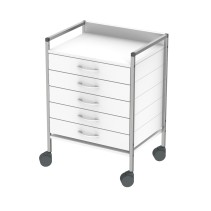 HAEBERLE Variocar Chariot à roulettes 60, 833 mm avec 5 tiroirs