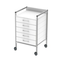 HAEBERLE Variocar Chariot à roulettes 45, 803 mm avec 5 tiroirs