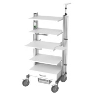 HAEBERLE swingo-clinic Endoskopiewagen mit Trenntrafo