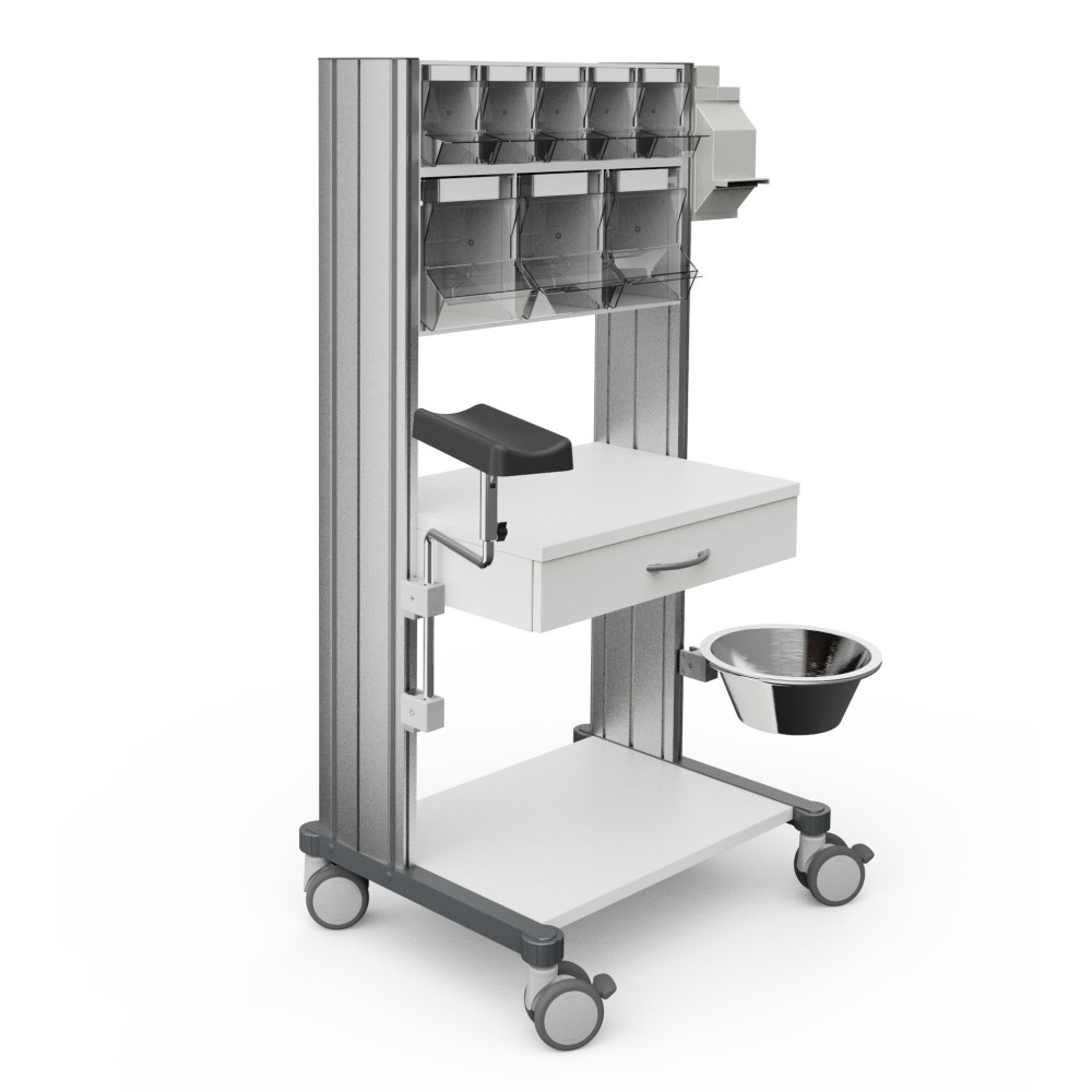 Chariot d'injection HAEBERLE swingo-clinic