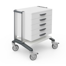Chariot d'instruments HAEBERLE doppio 45