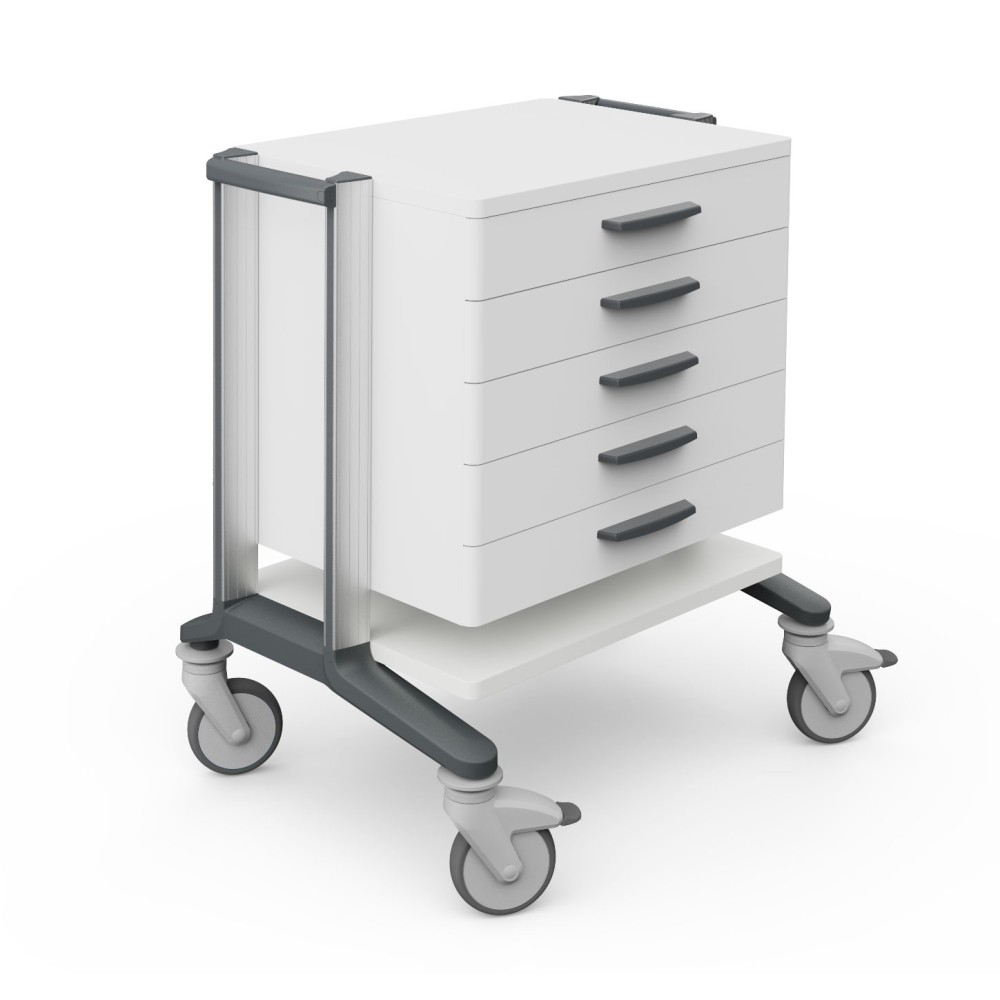 Chariot d'instruments HAEBERLE doppio 45