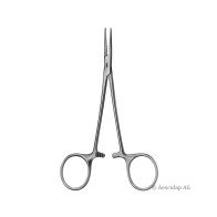 Aesculap Halsted Mosquito Arterienklemme, gerade, gerieft, 12,5 cm