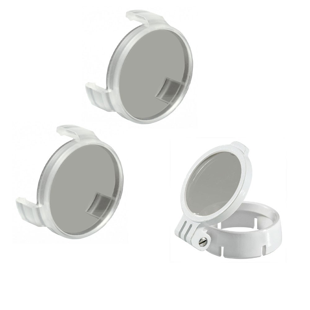 Filtre polarisant P2 pour HEINE ML4 et loupes HR 2,5x Filtre polarisant P2 pour HEINE ML4 et loupes HR 2,5x