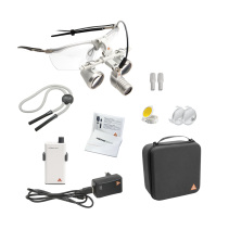 HEINE LoupeLight 2 set avec loupes binoculaires HR 2,5x / 420 mm