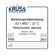 KRÜSS Liquide d'étalonnage pour réfractomètres nD 1.4800 avec certificat