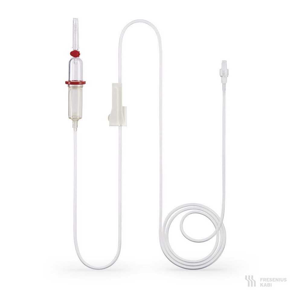 Appareil de transfusion Haemofusor LL, avec chambre de goutte-à-goutte, 180 cm