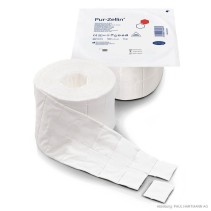 Pur-Zellin unsteril 4 x 5 cm, Zellstofftupfer inkl. Spender