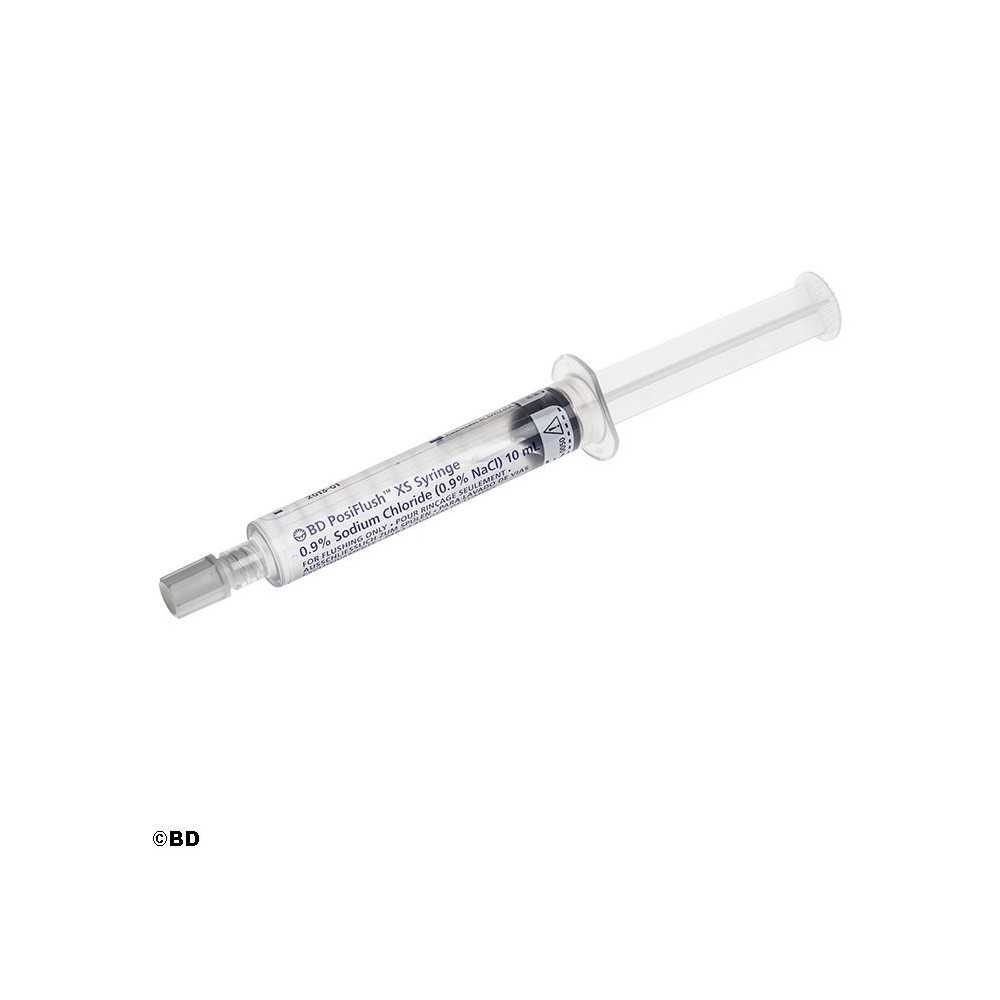 Système de rinçage BD PosiFlush XS, 10 ml de NaCl 0,9 % Système de rinçage BD PosiFlush XS, 10 ml de NaCl 0,9 %