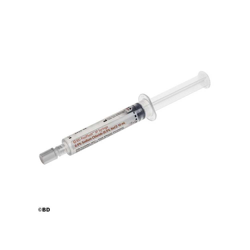 Système de rinçage BD PosiFlush SP, 10 ml de NaCl 0,9 % Système de rinçage BD PosiFlush SP, 10 ml de NaCl 0,9 %