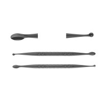 Curette osseuse Aesculap SUSI , droite, 180 mm, tranchante, stérile
