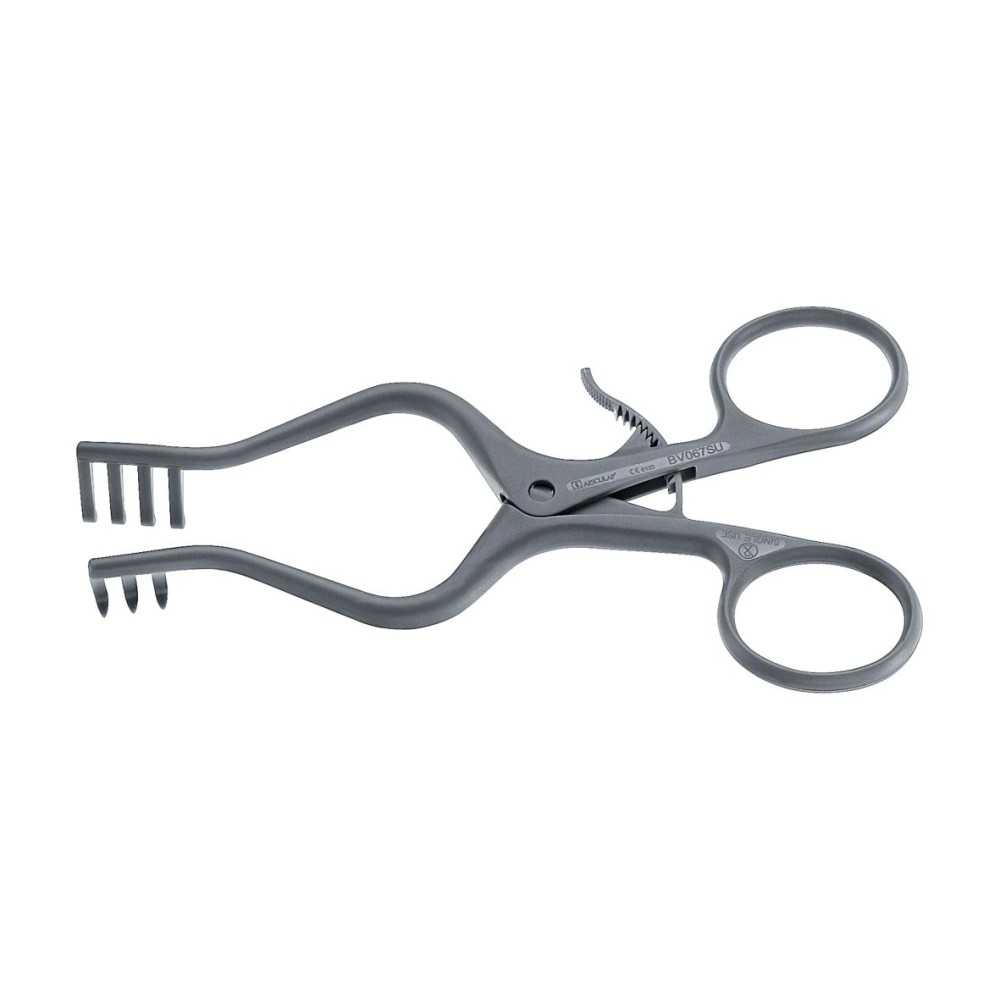 WEITLANER Wundspreizer, Aesculap SUSI, 130 mm, halbscharf, steril, einweg