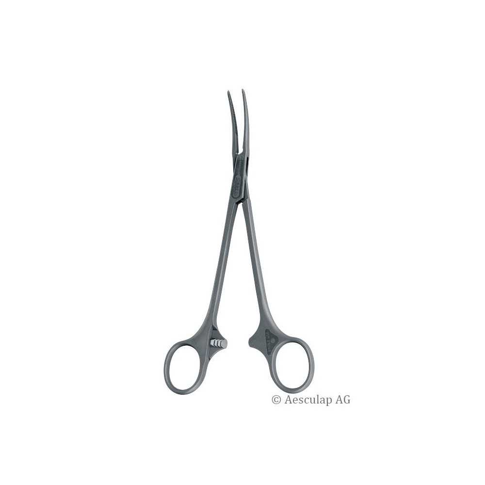 Arterienklemme BIRKETT Aesculap SUSI, gebogen, 185 mm, steril, einweg