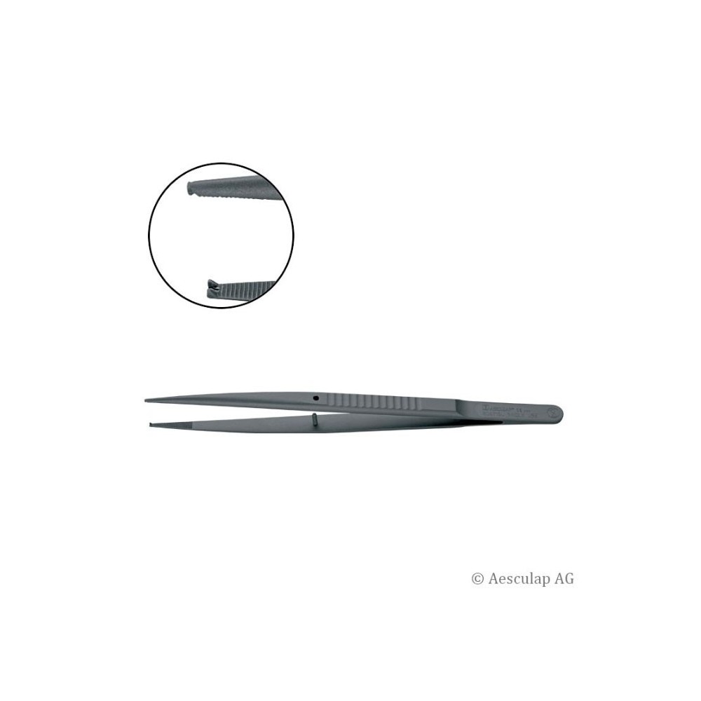 Pince chirurgicale WAUGH Aesculap SUSI, droite, 200 mm, 1 x 2 dents, stérile