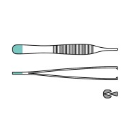 ADSON Pinzette, chirurgisch, 1x2 Zähne, gerade, 12 cm, steril, einweg