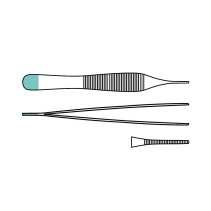 Pincette Micro-ADSON anatomique droite, 12 cm, stérile