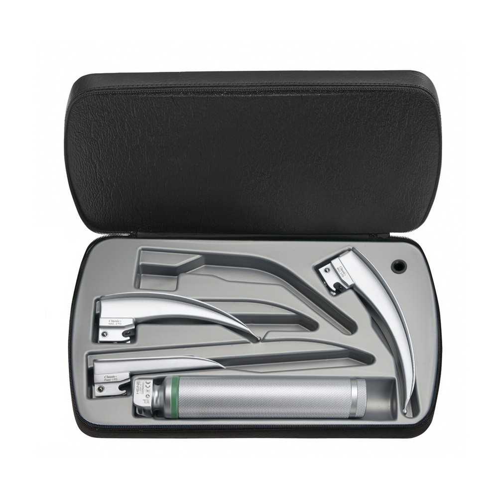 Trousse de laryngoscope HEINE standard F.O. LED 3