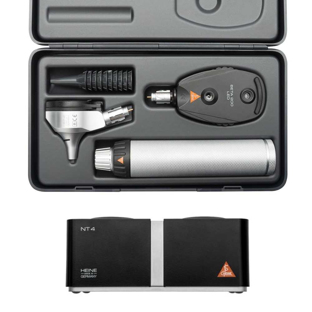 HEINE BETA 400 LED Diagnostik Set mit Tisch-Ladegerät