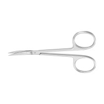 Aesculap Irisschere, gebogen, spitz/spitz, 11,5 cm