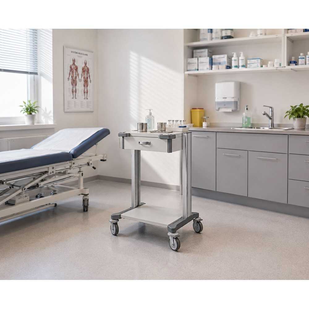 HAEBERLE toro – Chariot médical mobile avec tiroir (45 cm) HAEBERLE toro – Chariot médical mobile avec tiroir (45 cm)