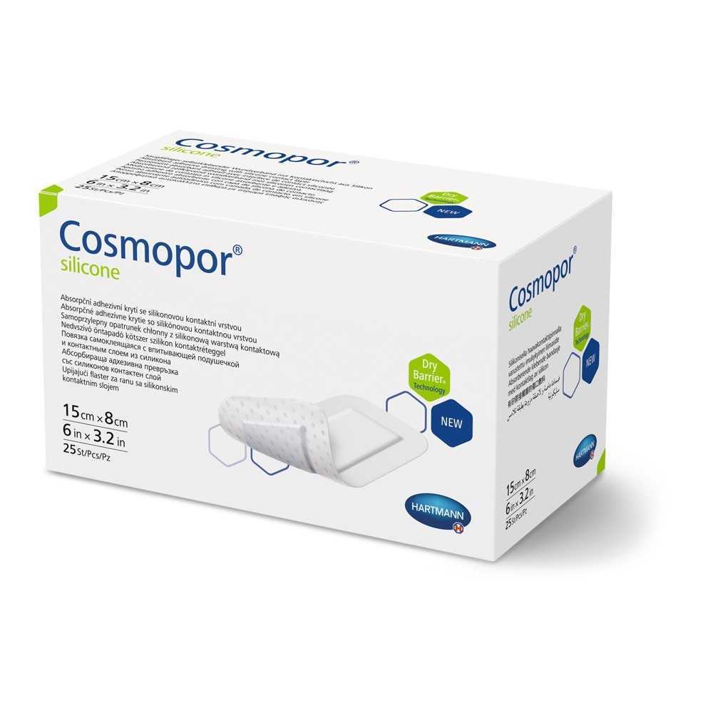 HARTMANN Cosmopor Silicone Wundschnellverband 15 x 8 cm