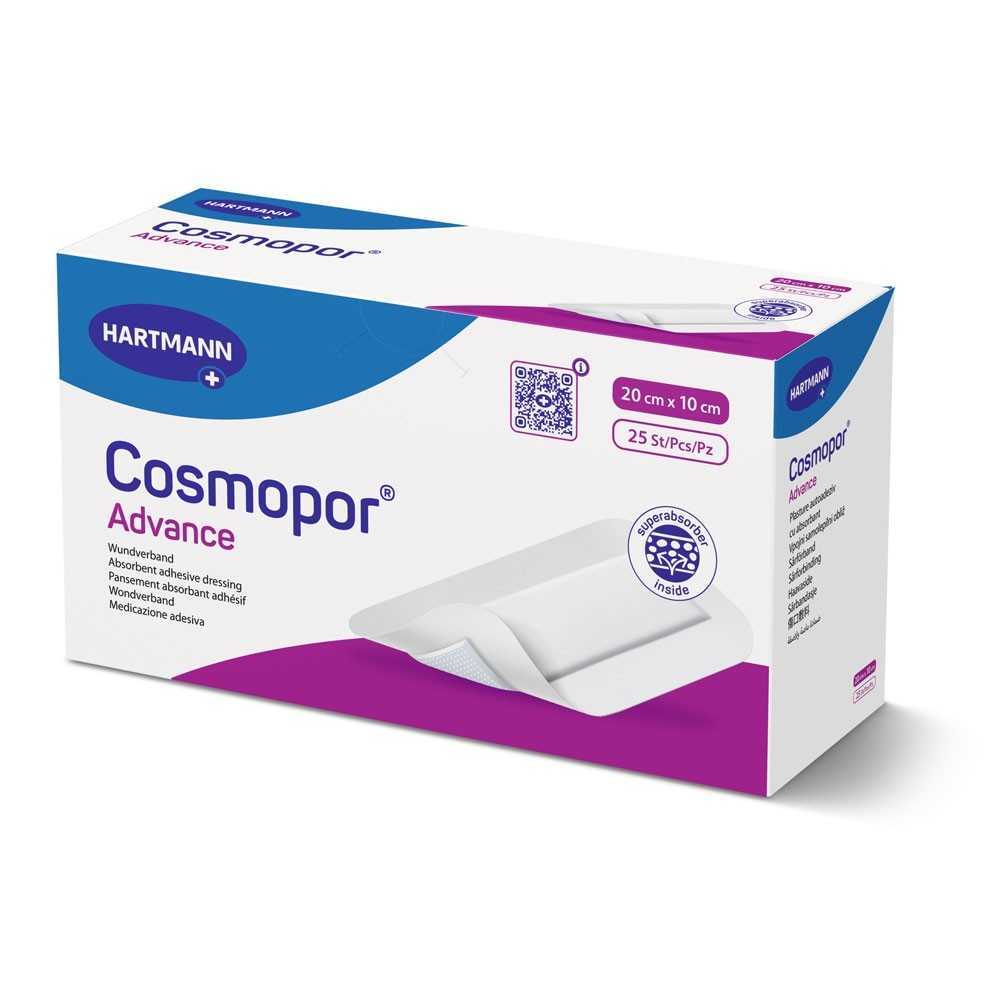 HARTMANN Cosmopor Advance Wundverband 20 x 10 cm HARTMANN Cosmopor Advance Wundverband 20 x 10 cm