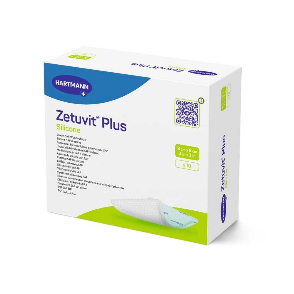 HARTMANN Zetuvit Plus Silicone Superabsorber-Wundauflage