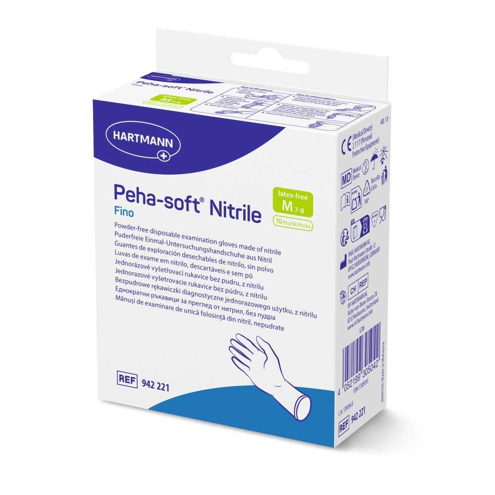 HARTMANN Peha-soft nitrile fino puderfrei Gr. M, 10 Stk