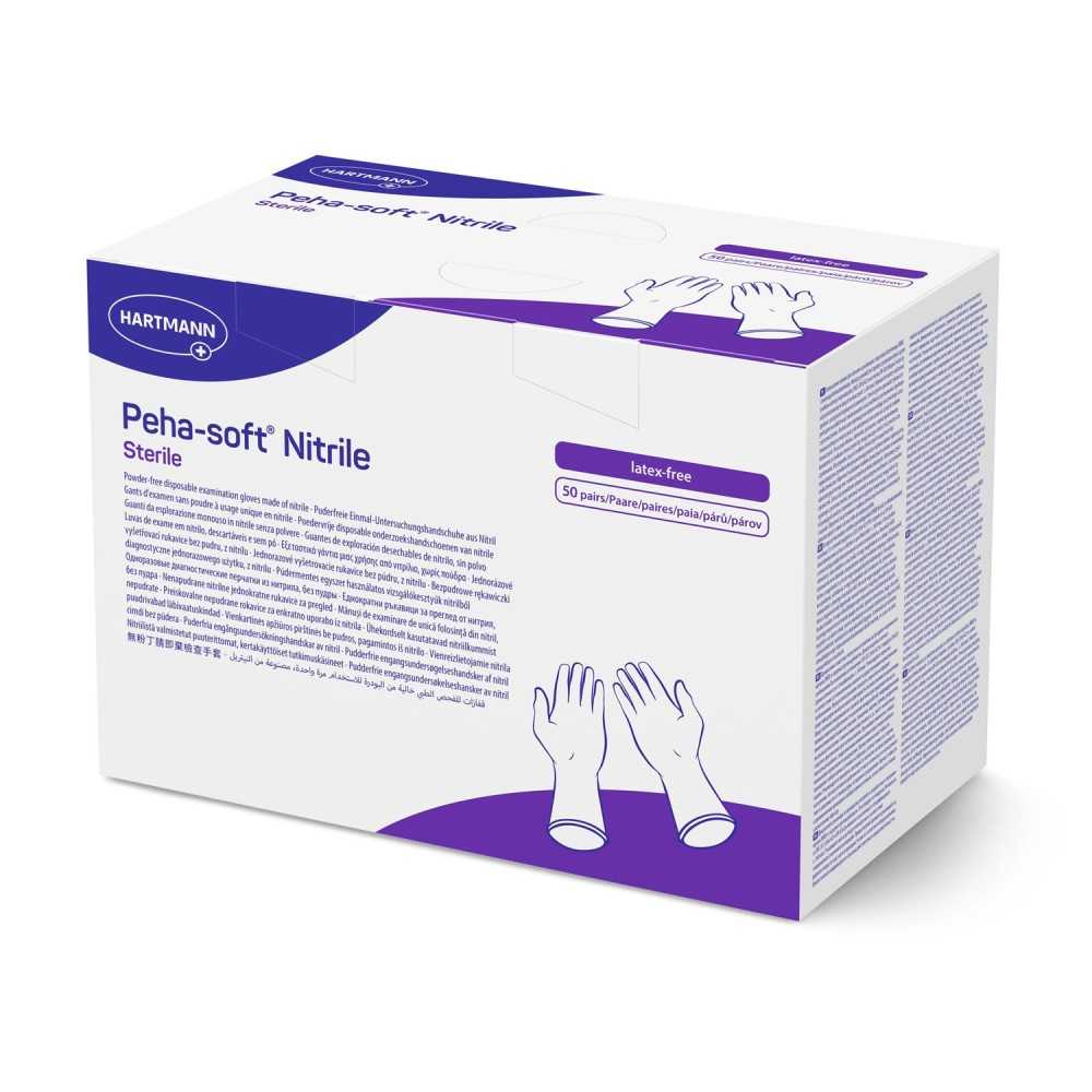 HARTMANN Peha-soft nitrile sterile Gr. XS, 50 Paar