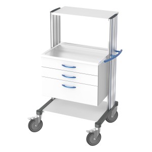 HAEBERLE swingo-clinic système de chariot à équipements en métal