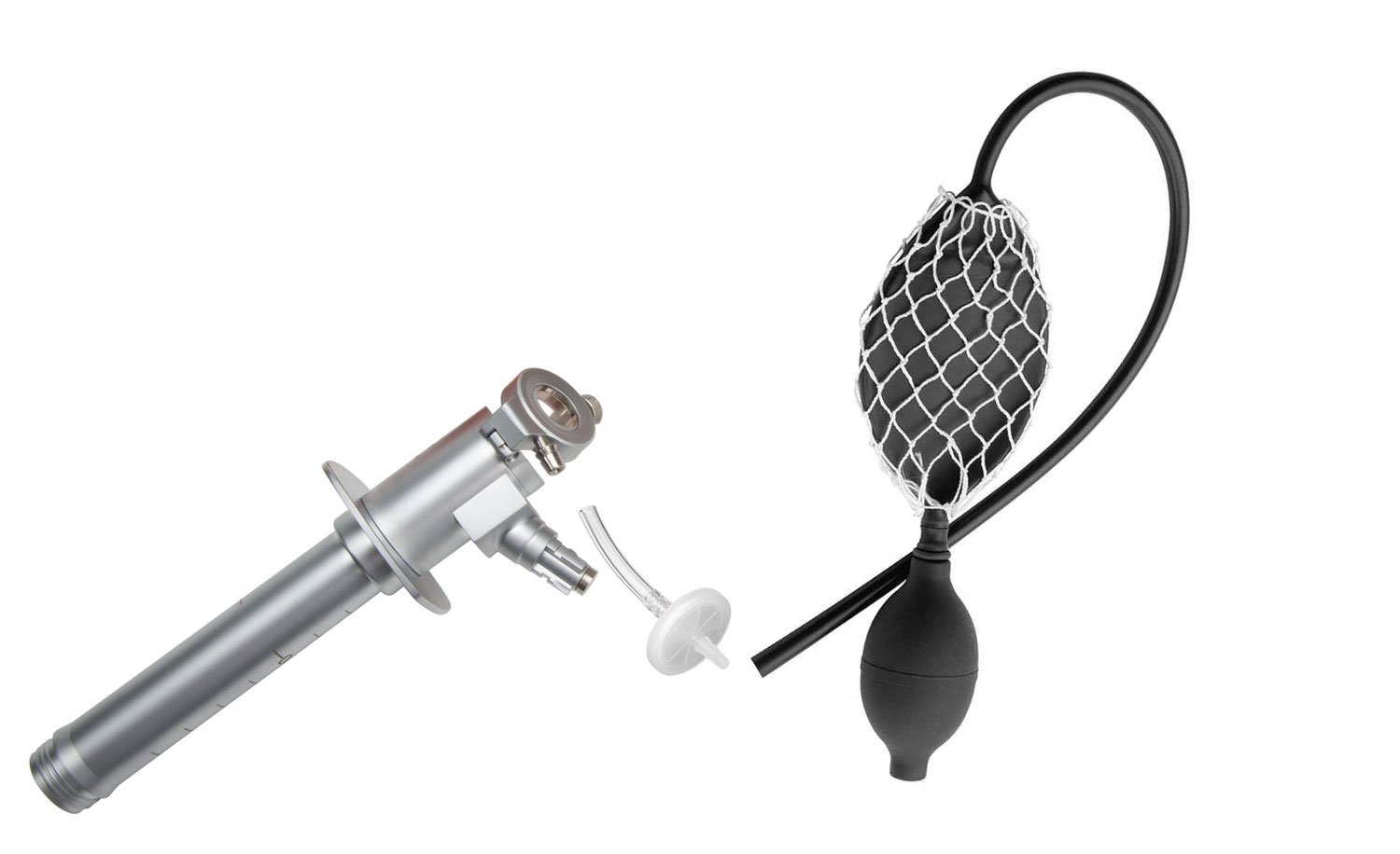 Soufflerie double en caoutchouc avec Filtre d’Hygiène